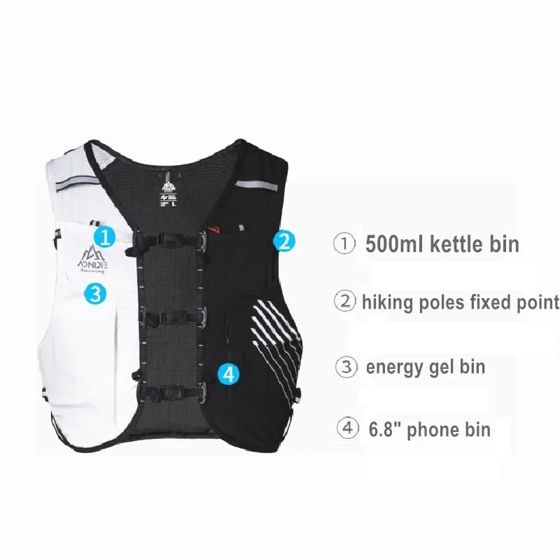 10L Hydration Backpack Lightweight for Ultra Trail Run Cycling Hiking Outdoor Sports