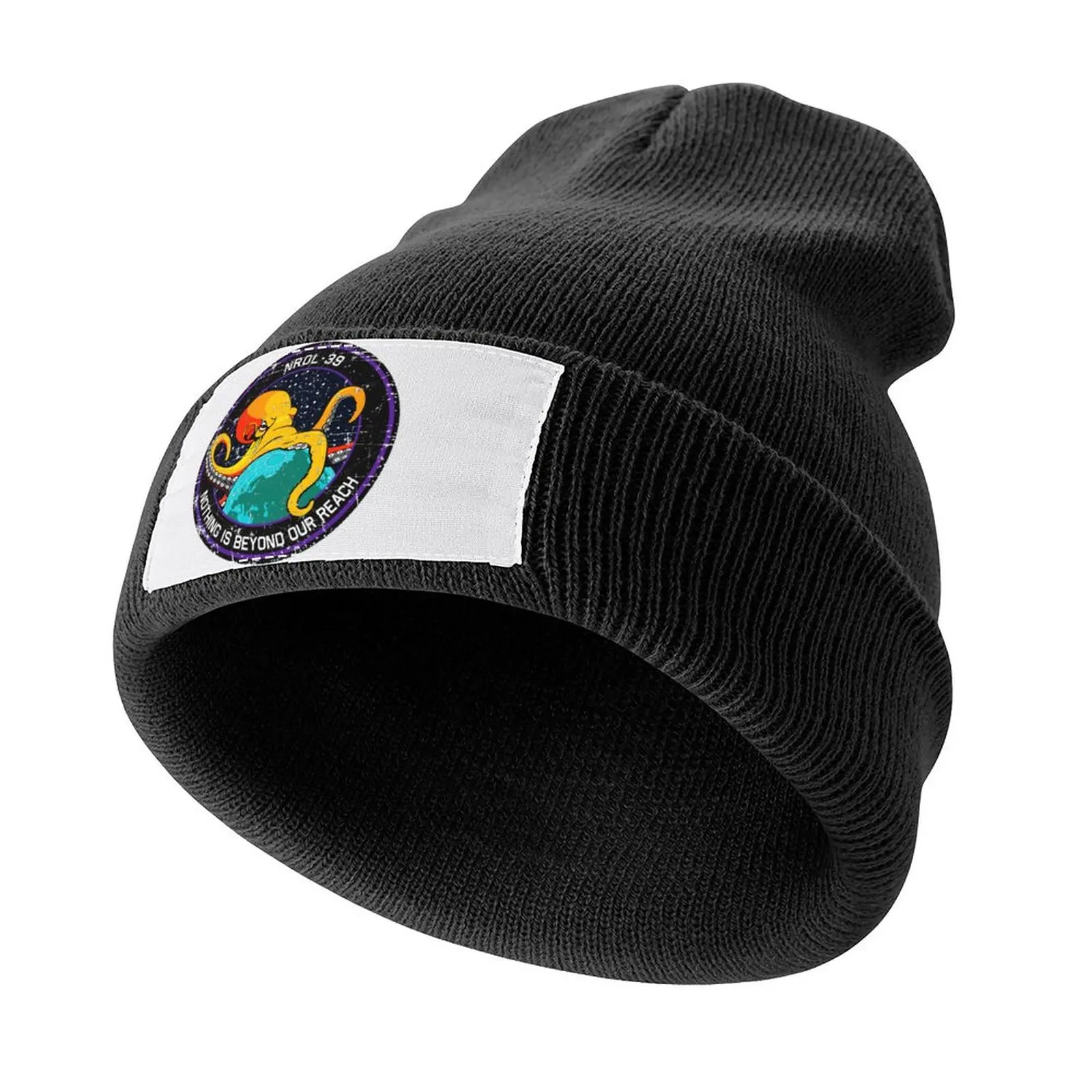 

USA-247 - NROL-39 Nothing Is Beyond Our Reach - Grunge Style Knitted Cap Horse Hat Brand Man Caps Man Cap Women's