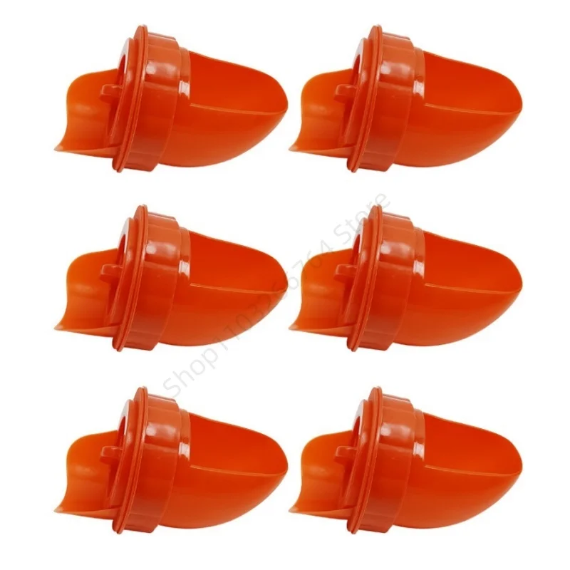 6Pcs Orange Feeders