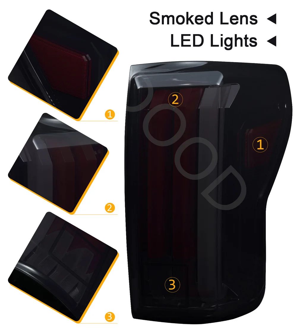 2007 タンドラ リアランプ 2008-2014 タンドラ テールライト ターン