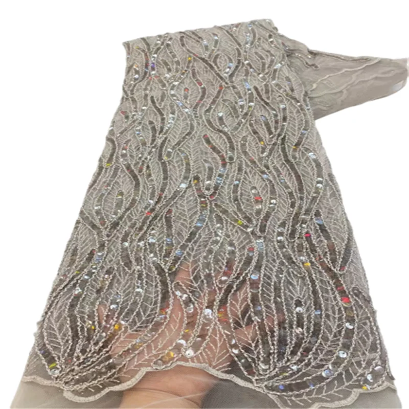 

Нигерийская французская сетка с блестками, тюль, кружевные ткани 2023, высококачественное Сетчатое кружево, мягкая африканская кружевная ткань для свадебной фотосессии