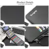 Casual Multi-Card Double Zipper Long Men's Wallet Multi-Function Ultra-Thin Bank Card Holder Large Capacity Bifold Clutch Bag 4