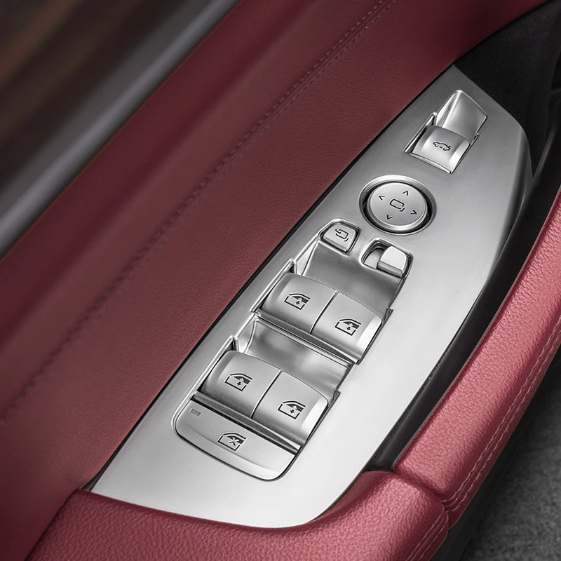 

for BMW X3 G01 X4 G02 G30 Ix3 F30 G20 X5 G05 X1 F48 X5 G05 G11 G12 Car Interior Door Window Lifting Switch Control Panel Cover