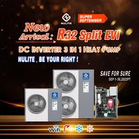 Nouveau Erp Ce Wifi haute efficacité Mini radiateur divisé chauffage par le sol 10kw R32 Evi pompe à chaleur 3