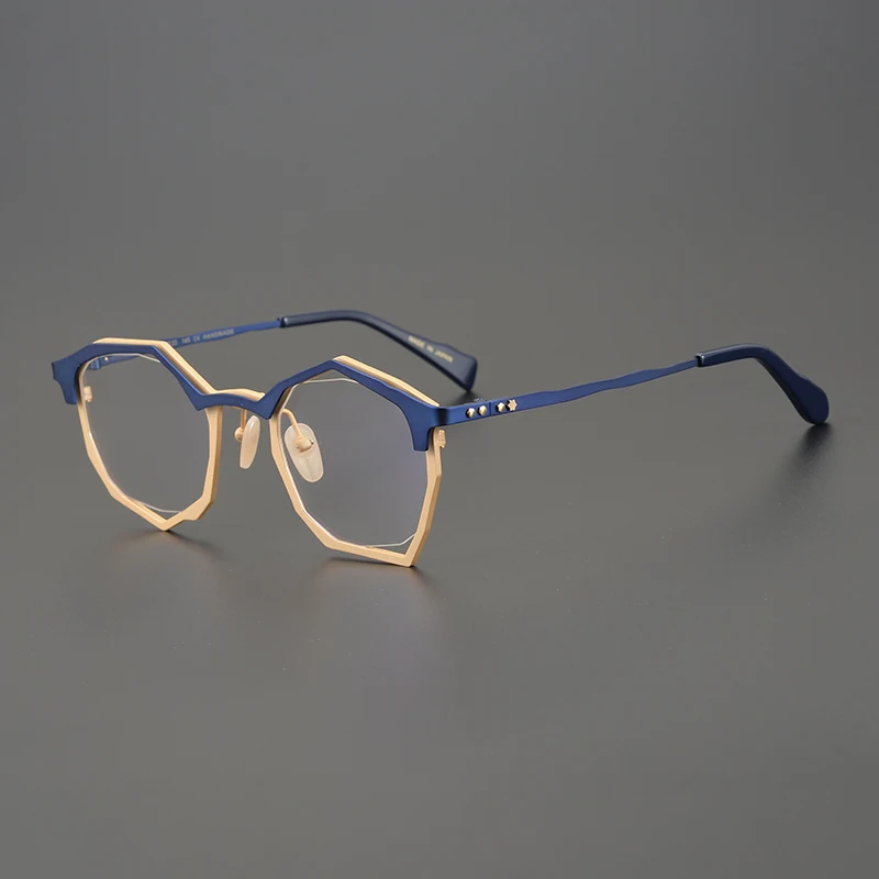 

2023 High quality New Irregullar Acetate Glasses Frame Men Women Myopia Optical Glasses Frame Luxury Brand Designer eyewear