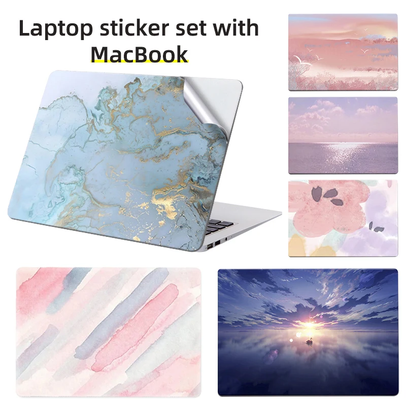 Desenhos Animados Adesivos de Proteção para Laptop 3d Print Skins Macbook Air 15 A2941 13.6 m2 A2681 Pro 14 16 m1 2023 A2338 A2337 2023