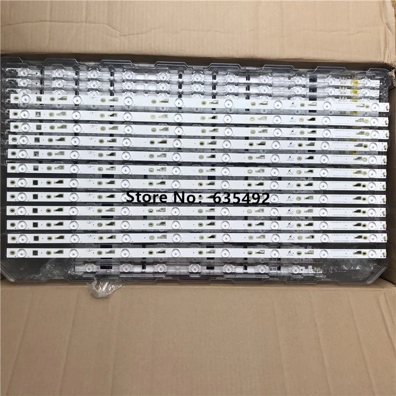 kitchen ceiling spotlights 12pcs/set LED Strip  65HR331M08A0 V0 4C-LB650T-YH3 TCL_ODM_650d30_3030C_12X8  for Thomson 65U3650C 65UA6606 L65E5800A LVU650CC track light ceiling