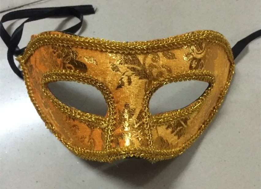 Masque Vénitien Demi-Visage - Noir, Argent, Rouge - Pour Carnaval, Fête Ou Cosplay - Réglable