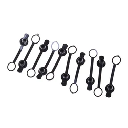 Rubber Dustproof Covers for Charging Socket Connector Protection (1 set of 10)