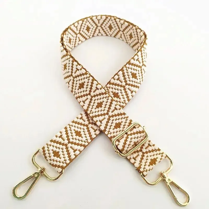 Women's Bag Embroidery Replacement Handbag Messenger Shoulder Wide Bag Accessories Shoulder Strap Adjustable 3.8CM Width