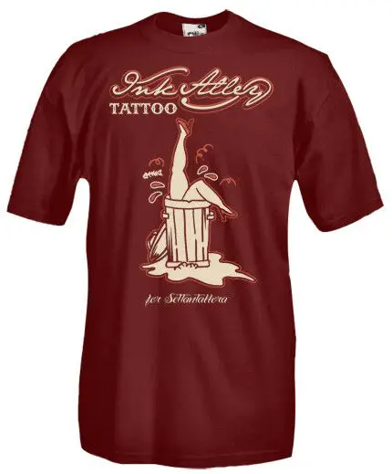 T-Shirt Vintage Sc16 Tatuaggio Tatuaggi Lady Sailor Maniche Lunghe O Corte
