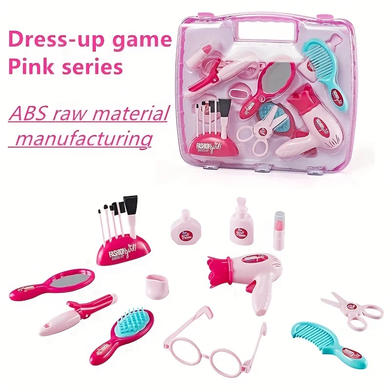 Children's Cosmetics Dressing Toys Set for 3-6 Years Old Girls
