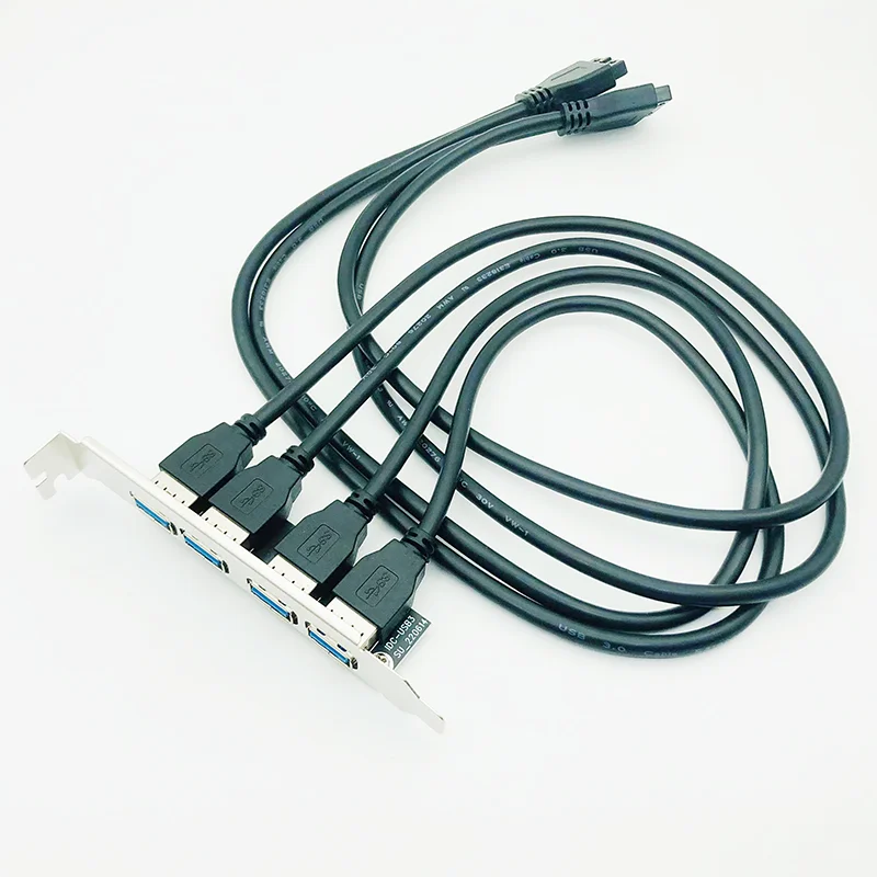 Placa-mãe usb 3.0 20 pinos para 4
