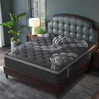 12"14" Gel Memory Foam Hybrid Pocket Spring Mattress Twin Full Queen King Bed Mattress In A Box, Medium Firm Motion Isolation 3