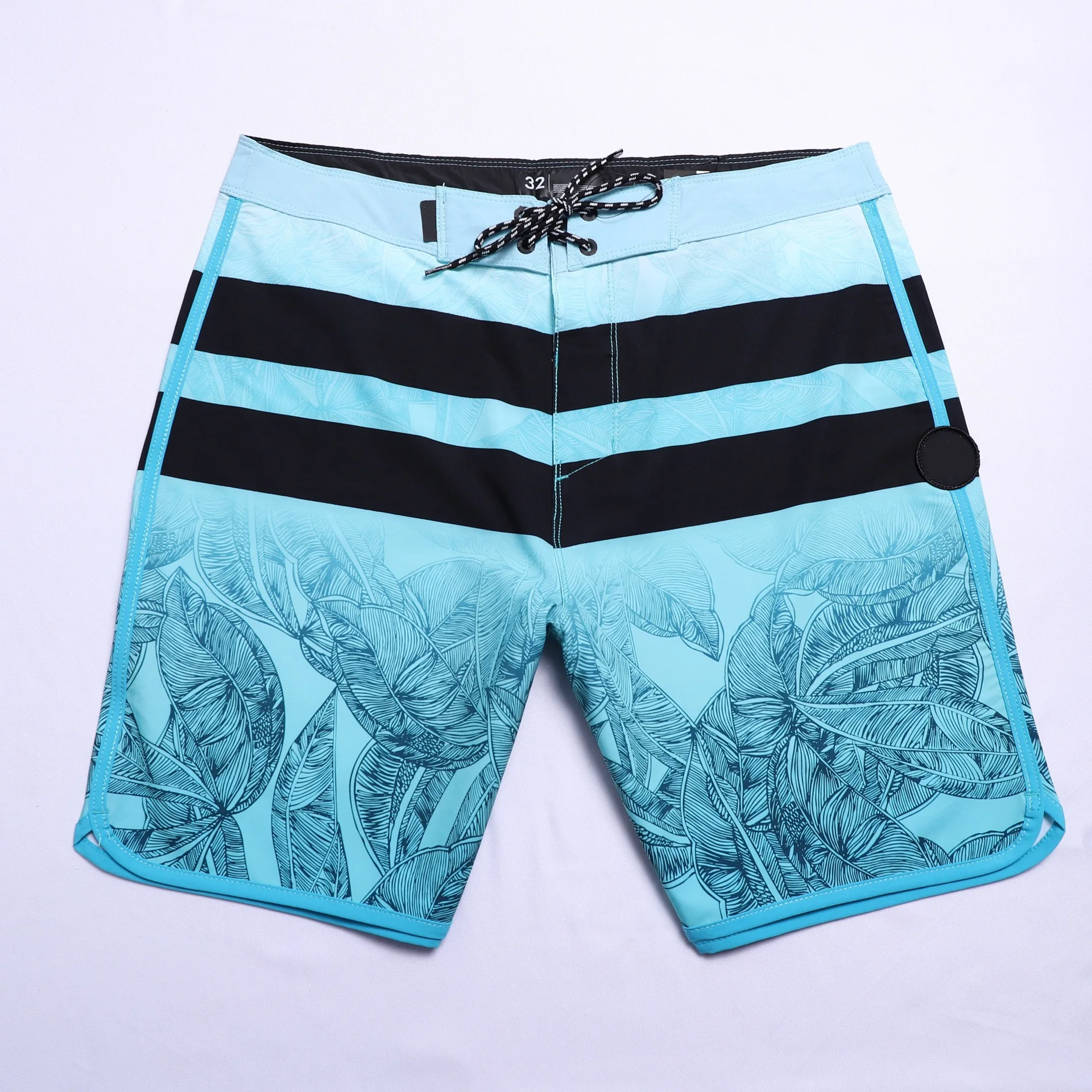 Men Quick Dry BoardShorts Beach Shorts With Label Swimming Pants Stretch Fitness Sports Shorts Waterproof Surf Shorts Homme 4