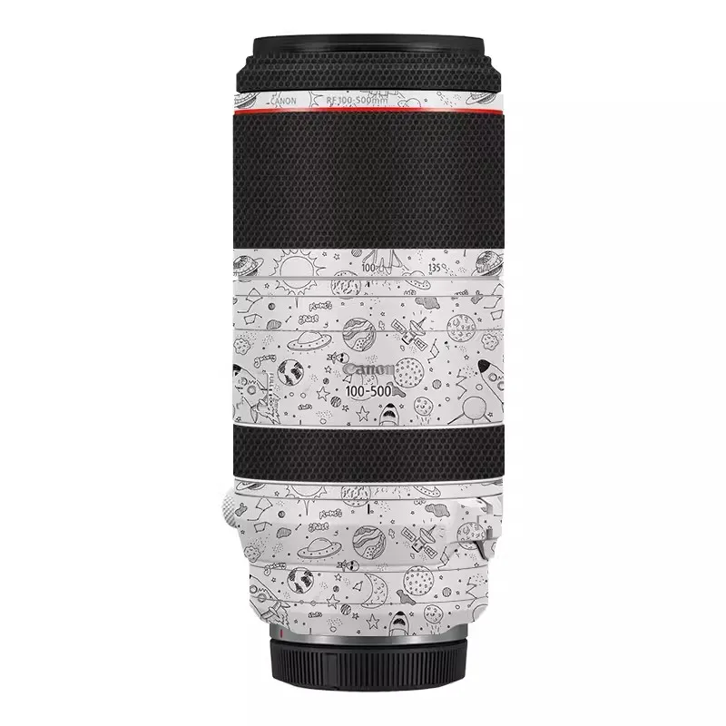 100 500 F 4.5 7.1 카메라 렌즈 스티커 코트 랩 Canon RF 100-500mm F4.5-7.1 L IS USM 용 보호 3M 필름 보호기 데칼 스킨