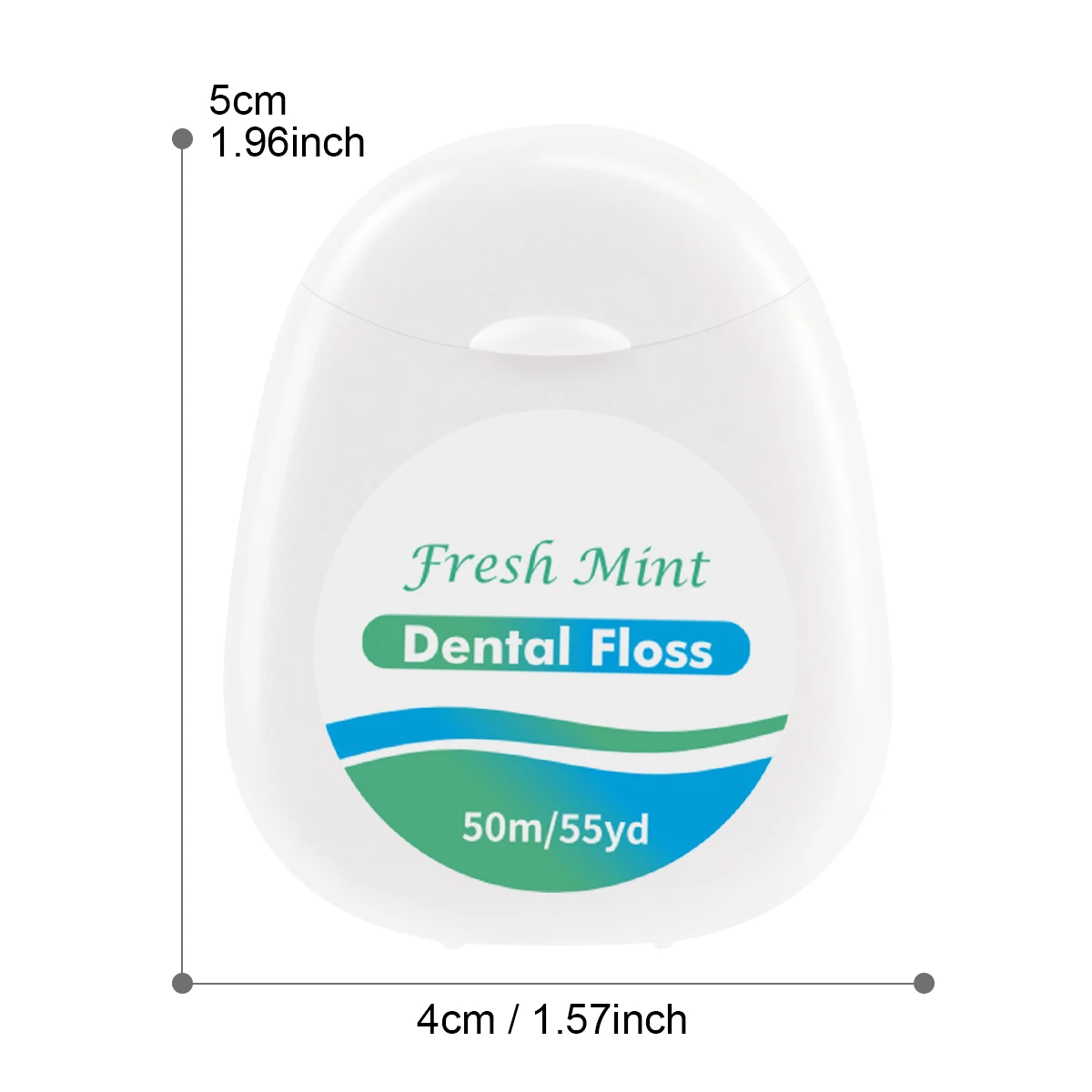 12 pieces, 6 pieces, 3 pieces-Mint dental floss roll-50 meters 1 piece-Suitable for personal interdental cleaning tool dental floss,dental cleaning tools