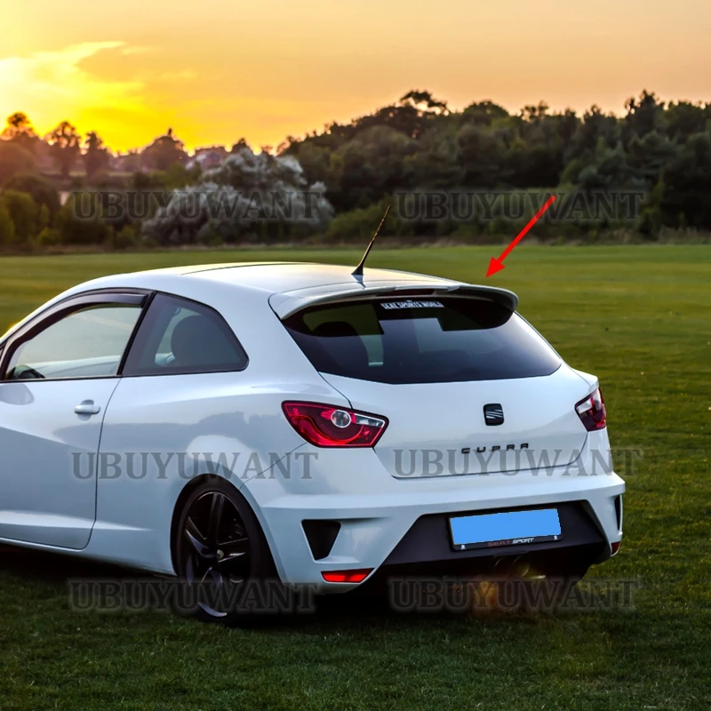 SEAT IBIZA 6J 3 door REAR/ROOF SPOILER (2008-2016)