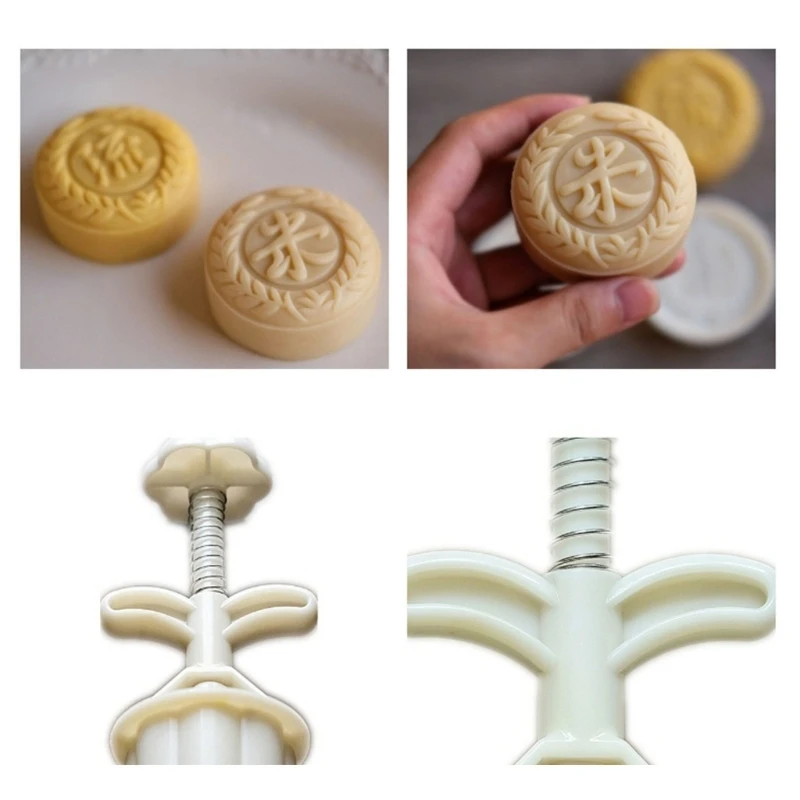 

Plastic Mooncake Mold Chinese Words Shape Mooncake Stamps for Mooncake Baking DropShip