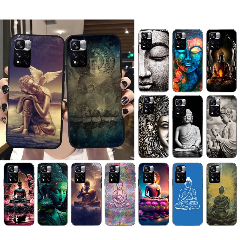 

Phone Case For Xiaomi Redmi Note 12 Pro 11S 11 10 Pro 10S Redmi Note 12S Redmi 10 9 9C Buddha Case