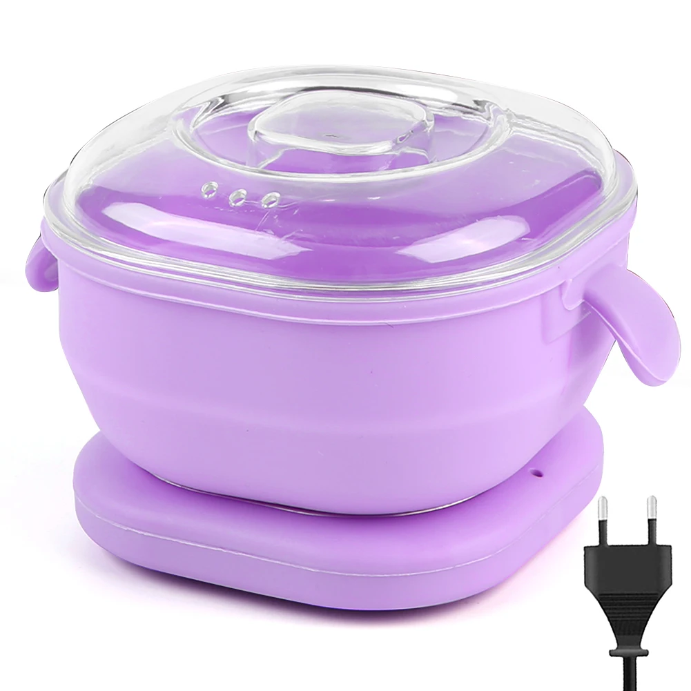 Silicone Wax Warmer Electric Hot Wax Warmer Machine 100W Hair Removal Wax Machine 400ml Wax-melt Machine for Hair Removal