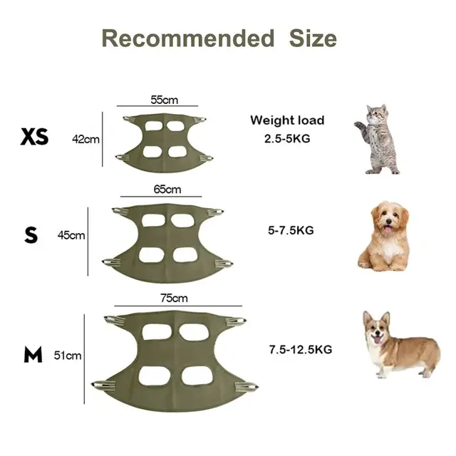 TONG Cat Grooming Nail Cutting Anti Scratch Bite Fixed Bag Bath Trimming Restraint Bag Pet Beauty Hammock Hanging Pet Supplies 3
