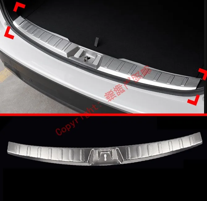 

Stainless Steel Interior Rear Bumper Sill Protector For Subaru Forester SK 2018 2019 Car Accessories Stickers