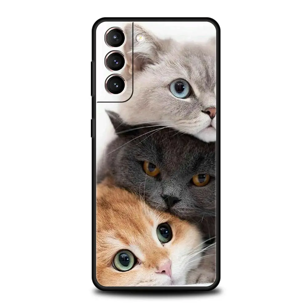 Kawaii Love Cat Soft TPU Phone Case - Adorable and Durable Cover