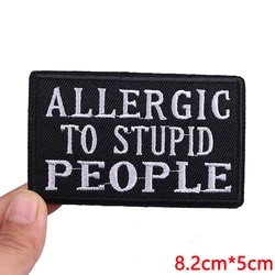 Embroidered Personality Slogan Iron - On Patch (PE12393CT)