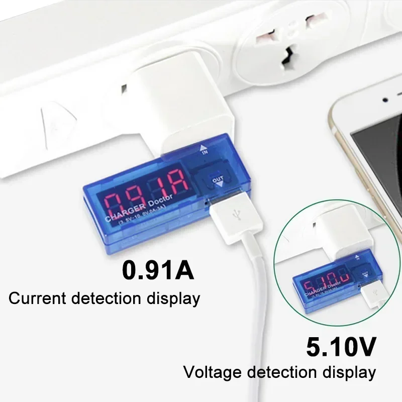 Multi-Functional LCD Digital Power and Charging Monitor