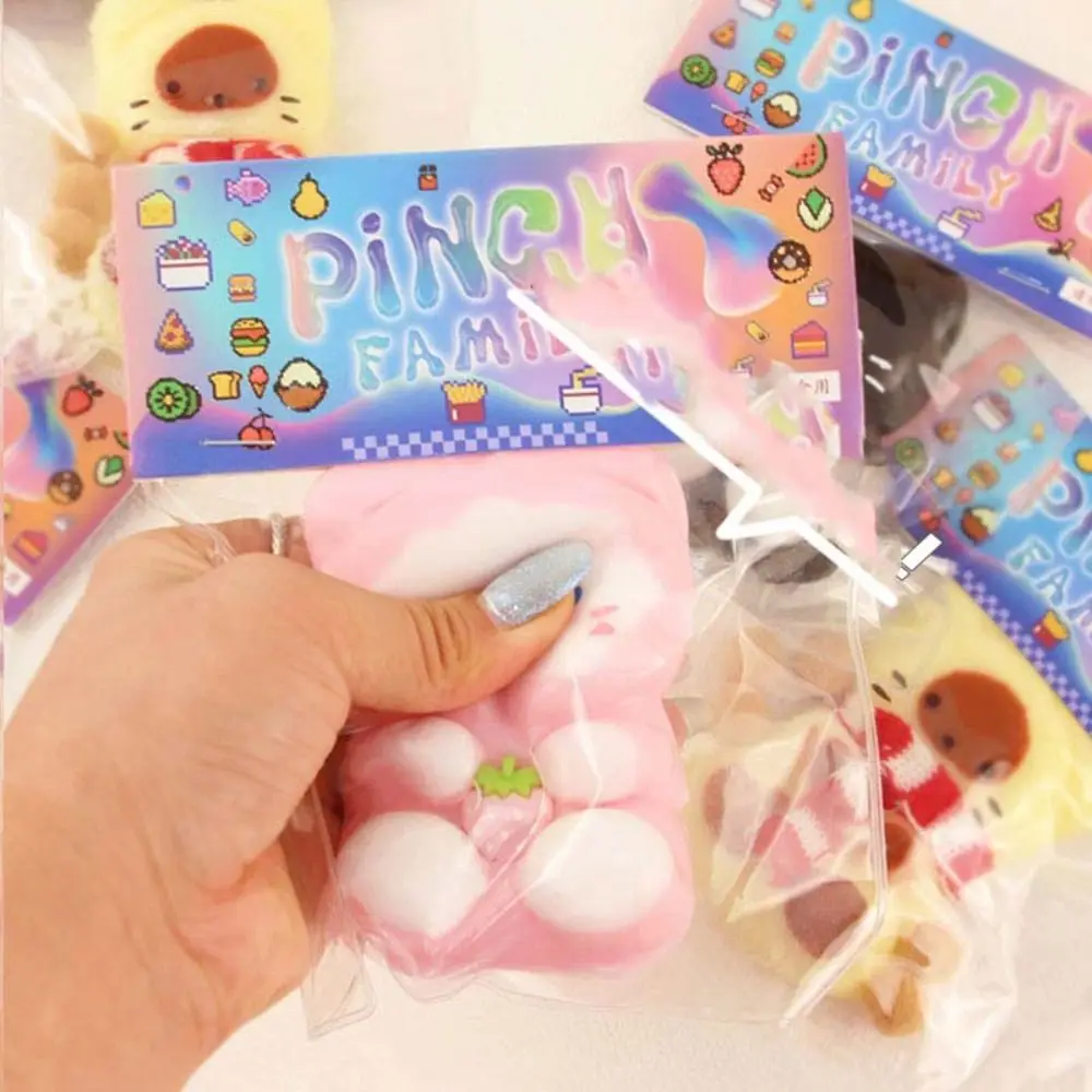 Fidget Bear Toy Squishy Bear Small Cute Animal Antistress Decompressions Vent Squeeze Toy Novelty Kids Birthday Gift 3