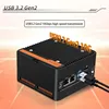 New Pocket NAS 4xM.2 NVMe Board 12th Gen Firewall Mini PC Intel i3 N305 N100 2xi226-V 2.5G Soft Router DDR5 4800 2xUSB3.2 2xHD 4