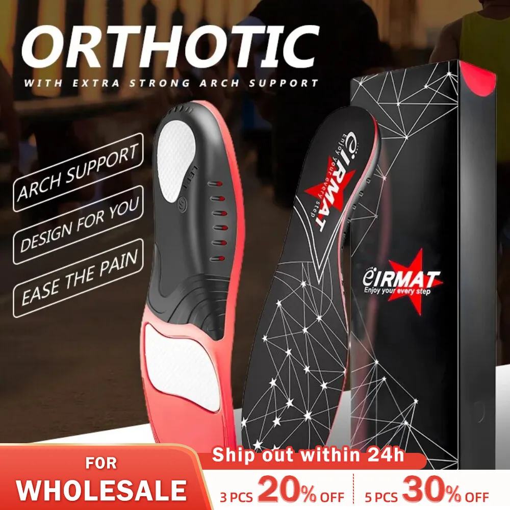 Solette ortopediche premium per gel PU Assorbimento degli urti Suola traspirante Soletta sportiva per supporto dell'arco plantare Piedi per la cura del dolore_voghion.com