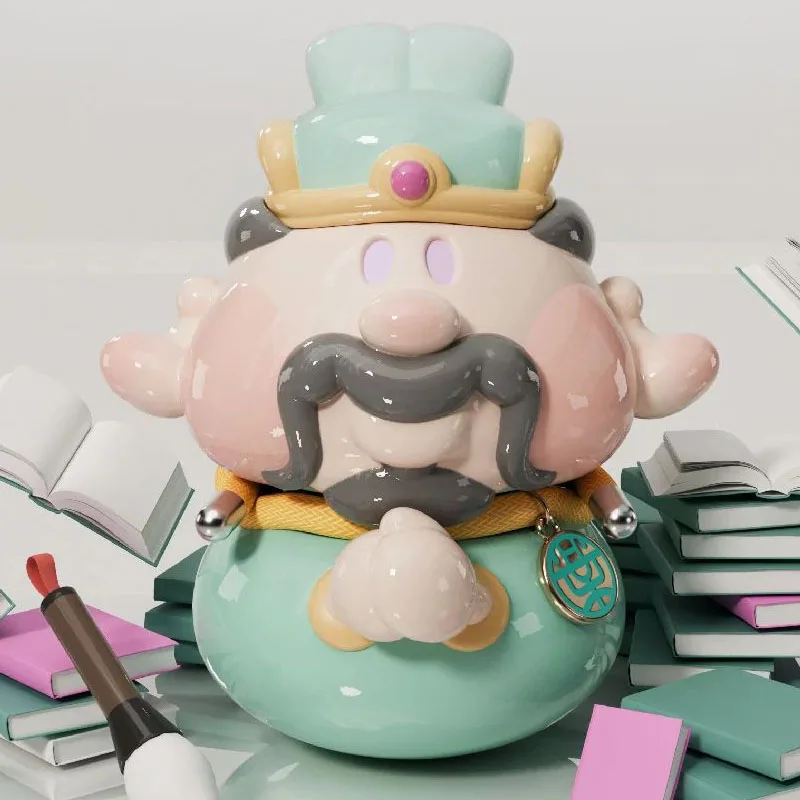 XINGYUNDIAN SHENHUIFU PVC God of Wealth Mascot Ornaments Mystery