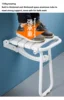 Bathroom Safety Folding Seat Bathing Chair Shower Toilet Wall Bench Entrance Shoe stool Replacement Aluminum Alloy+ABS Panel 4