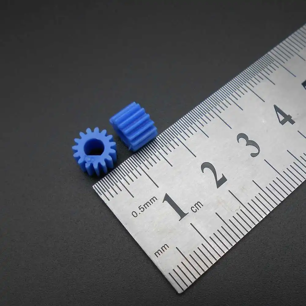 

1000 шт./лот 0,5 м 15 т D-образная синяя пластиковая зубчатая шестерня типа D 0,5 Модуль 15 зубьев Диафрагма 3 мм для D-вала D-двигателя диаметром 8,5 мм