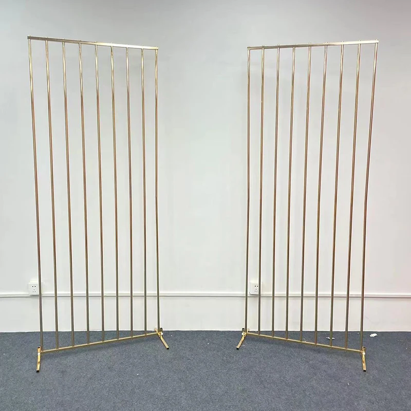 Square Wedding Background Arch Metal Wedding Stage Backdrops Stand Pipes Wed Backdrop Design