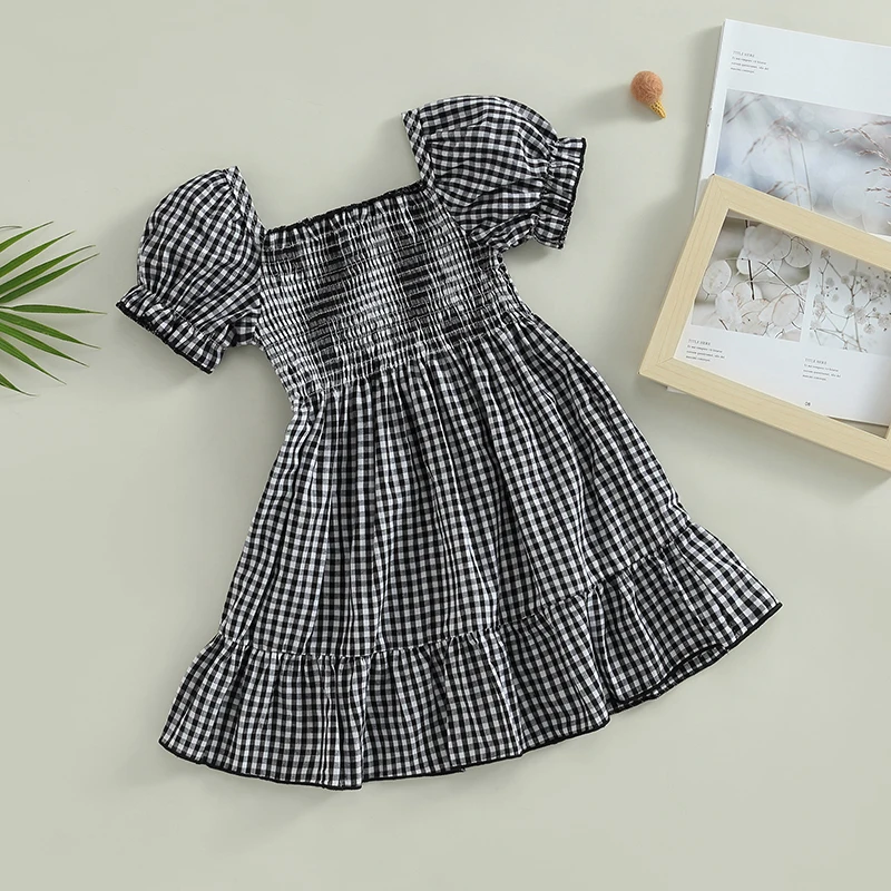 Girls Sleeveless Floral Print Sundress with Bow Detail for Beach Picnic and Playdates