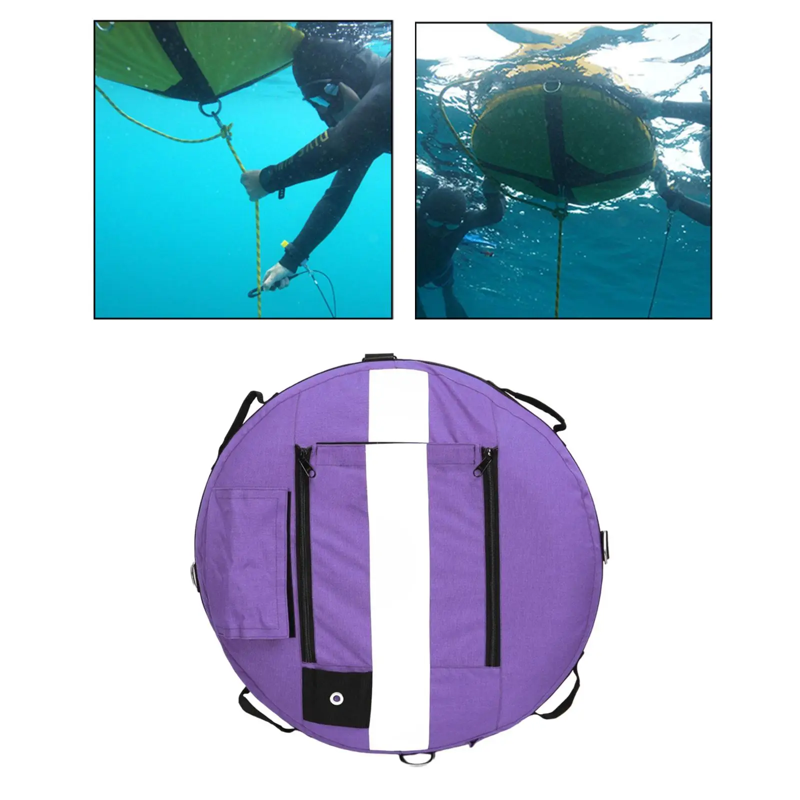 Freediving Buoy Float Sign Diver Marker Inflation Free Diving Float Marker for Swimmers Spearfishing Boating Fishing Snorkeling