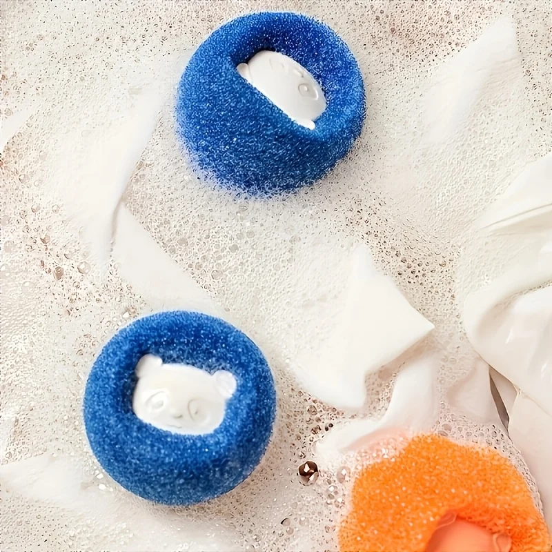 Pet Fur Removal Tool for Dryer and Washer Machine Heavy Duty Reusable Cat Dog Hair Collector Lint Catcher Laundry Cleaning Tools