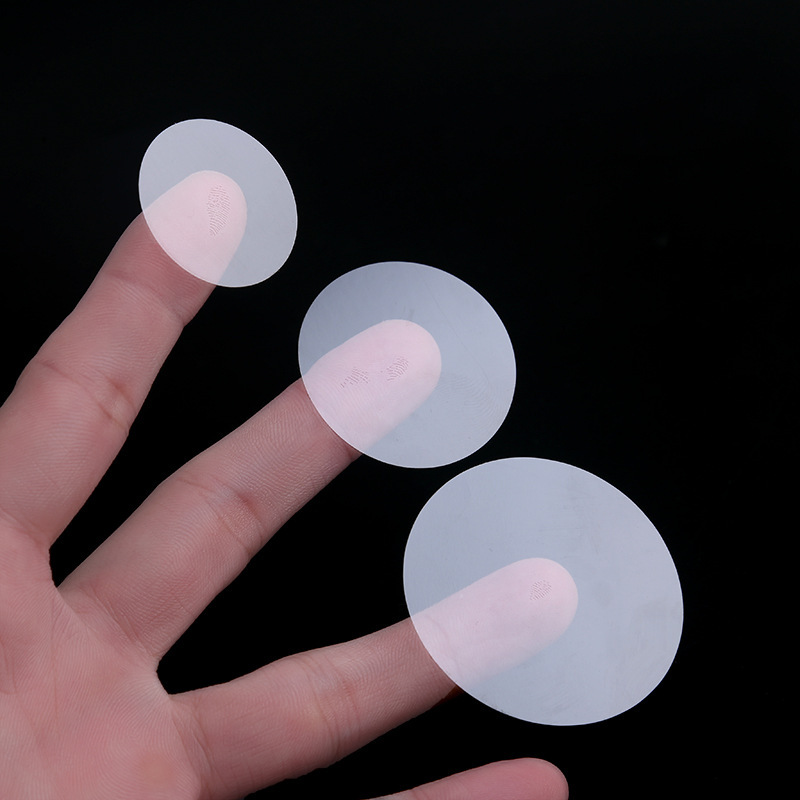 Round Transparent PVC Sticker Self Sealing Circle Stickers Clear Label Waterproof Blank Label 13mm 16mm 19mm 25mm 32mm 50mm