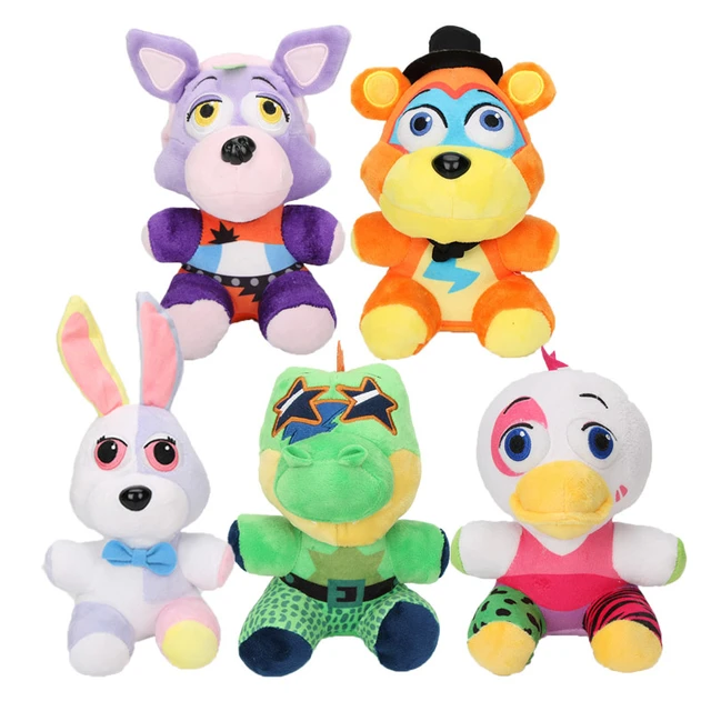 5pcs Fnaf Pizzeria Cinco Noites No Freddys Bunnie Jogo