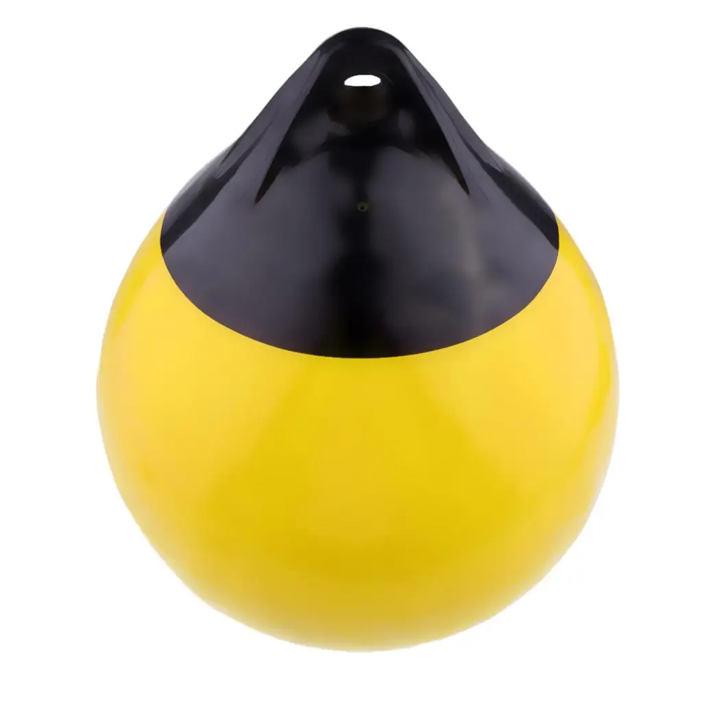 Inflatable Boat Yacht Buoy Floating 30 x 35cm for River, Piling Sites, Fixed Pier , Yellow