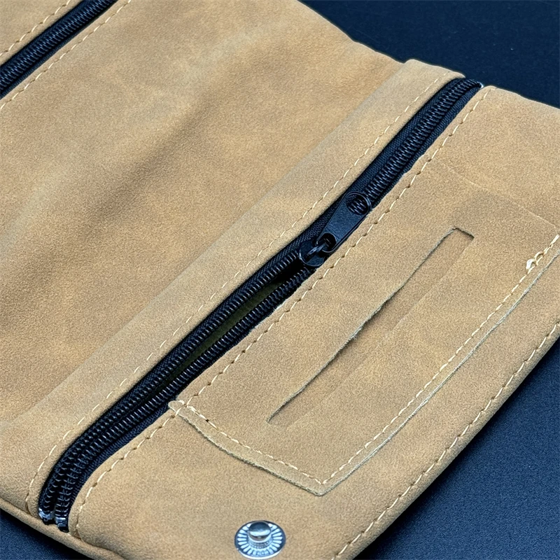 Fine Leather Tobacco Storage Bag Fashion and Portable Smoking Pipe Tobacco Organizers Practical Handmade Pipe Bag Smoking Tools smoking accessories tobacco smoking accessories