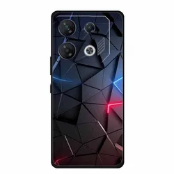 Stylish Animal Design Soft TPU Silicone Shockproof Phone Case with Wolf Print for -Infinix GT 10 Pro (M011.CH.970)