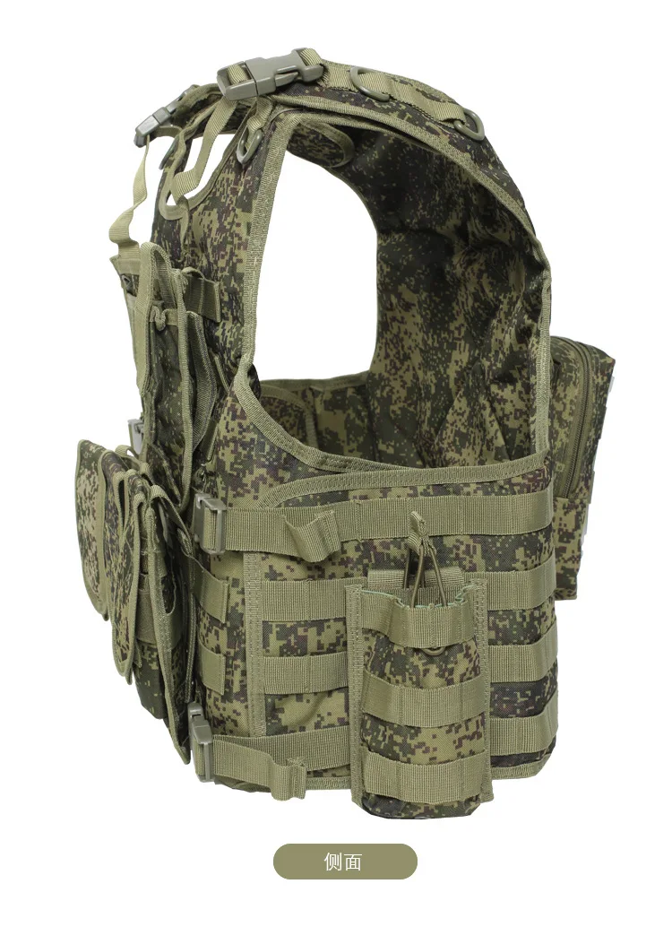 Outdoor Taktische Molle Weste Multifunktionale Kampf Ausrüstung Jagd Schutz Zubehör Werkzeuge Tasche Triple Tasche Set – Detail 10