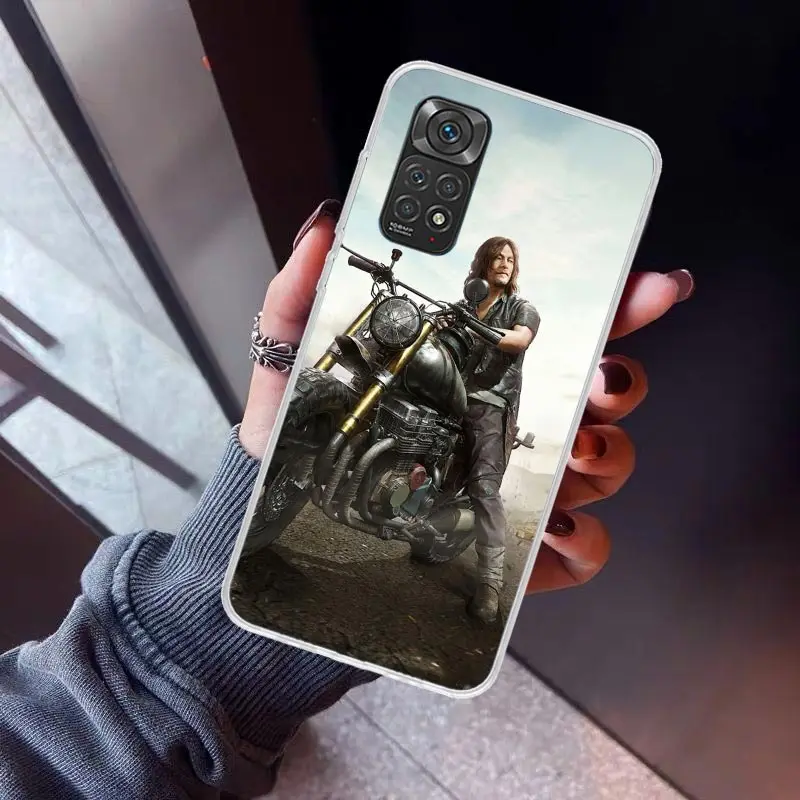 The Walking Dead Daryl Dixon Phone Case For Xiaomi Redmi Note 12S 12 11S 11 10S 10 Cover 11E 11T Pro Plus 9 9S 9T 8 8T 7 Print F