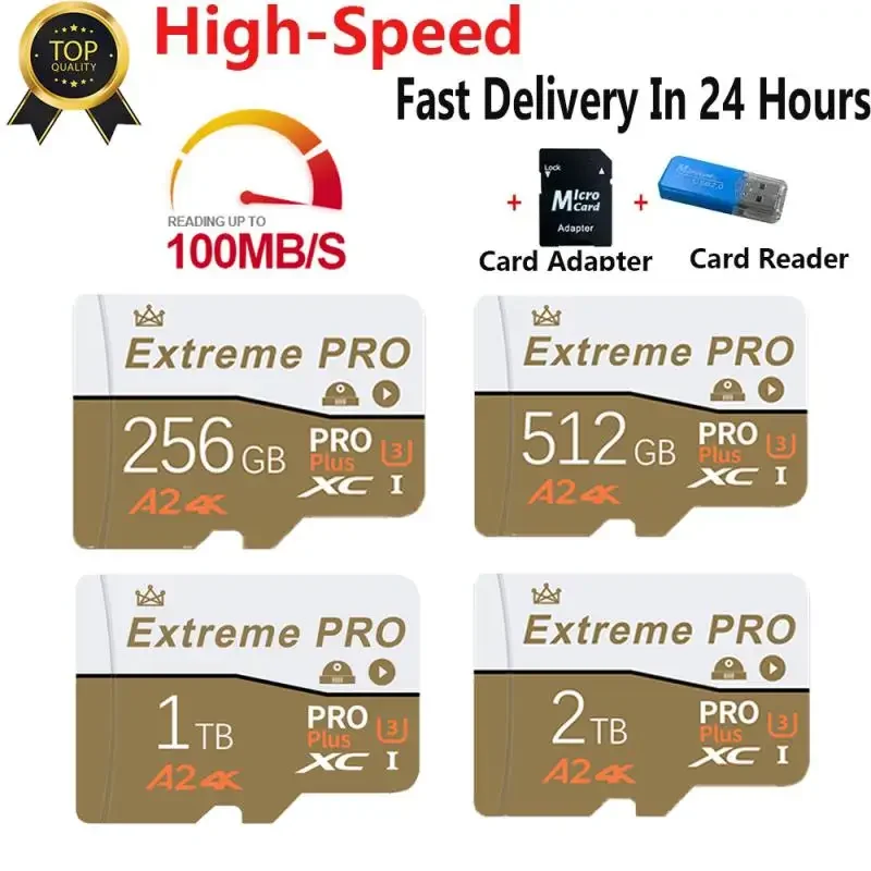 Scheda Sd Micro Tf Originale Da 2Tb Flash Class 10 Sd Card Scheda Di Memoria Da 512Gb Scheda Di Memoria Sd Da 256Gb Per Telefono/Fotocamere/Mp3/Mp4 Ad