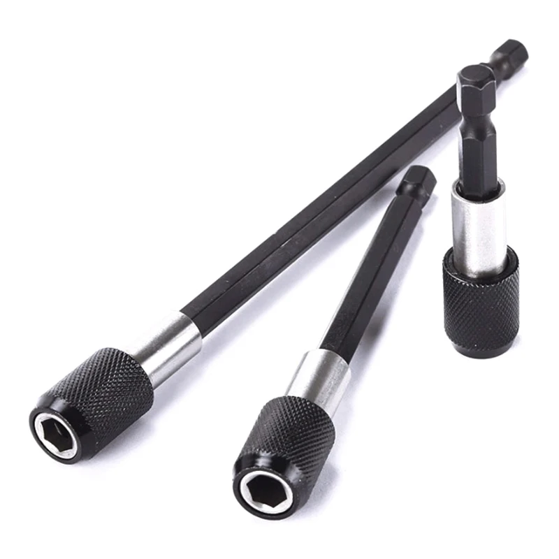 

1/4 Inch Head Extension Rod Batch Magnetic Screwdriver Quick Transfer Lever Self-locking Extension Rod 60/100/150mm Hand Tools