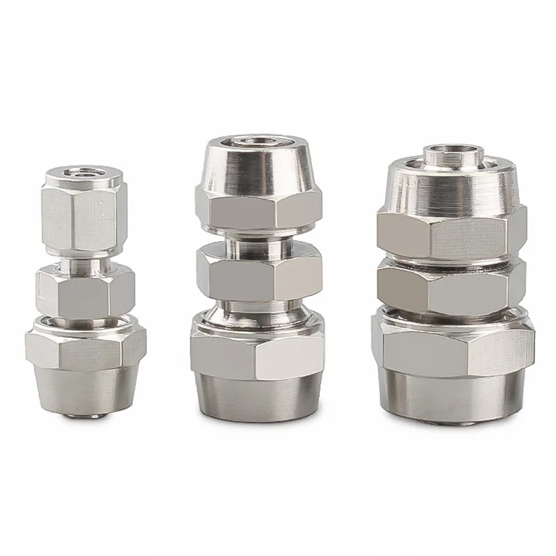 

Copper Quick Screw Joint PG Reducer Straight 4 6 8 10 12 14 16mm Gas Pipe Direct Quick Coupling Connector Lock Nut Locked